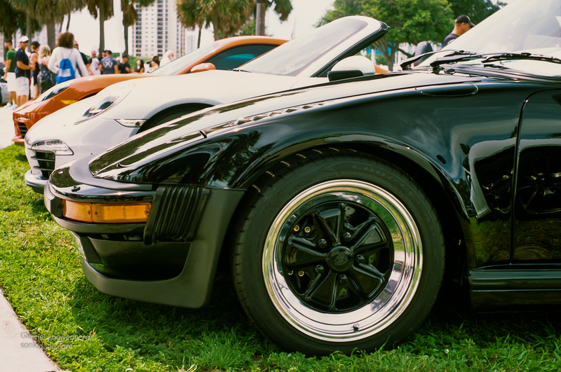 I’m not sure what happened, but the nose of this Porsche is all slanty.